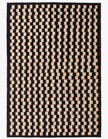 6' 7 x 9' 4 Hand Woven Kilim Modern Wool Rug