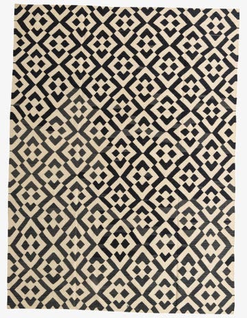 8' 6 x 11' 4 Hand Woven Kilim Modern Wool Rug