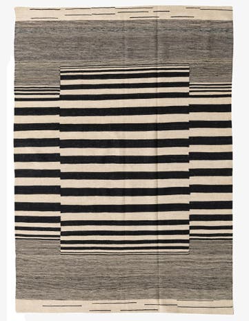 5' 8 x 7' 10 Hand Woven Kilim Modern Wool Rug