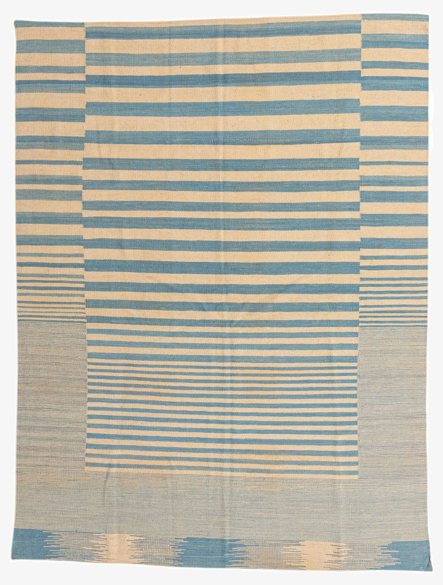 5' 7 x 7' 4  Hand Woven Kilim Modern Wool Rug