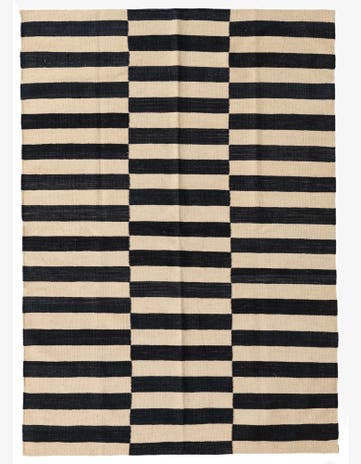 4' 2 x 5' 9 Hand Woven Kilim Modern Wool Rug