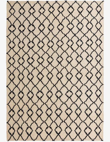 7' 2 x 10' Hand Woven Kilim Modern Wool Rug