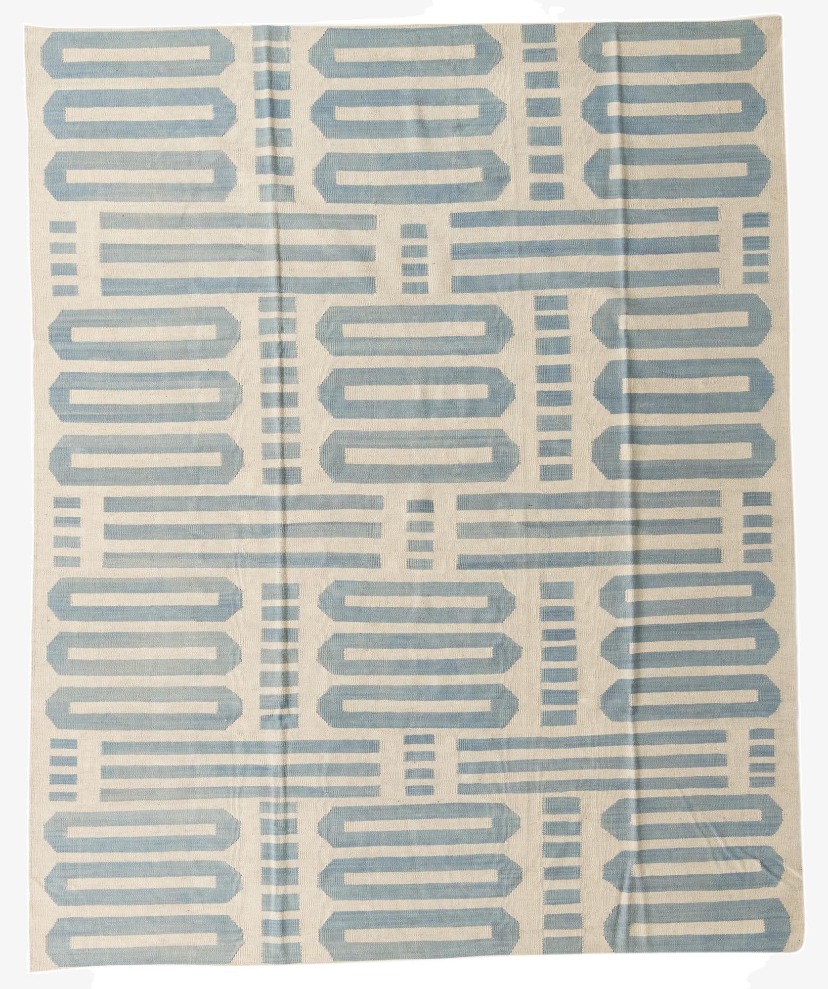 8' 2 x 10'  Hand Woven Kilim Modern Wool Rug