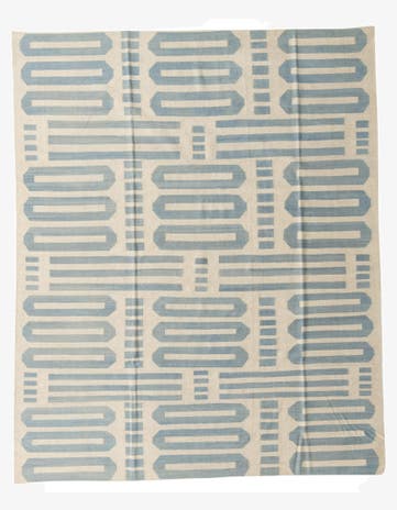 8' 2 x 10' Hand Woven Kilim Modern Wool Rug