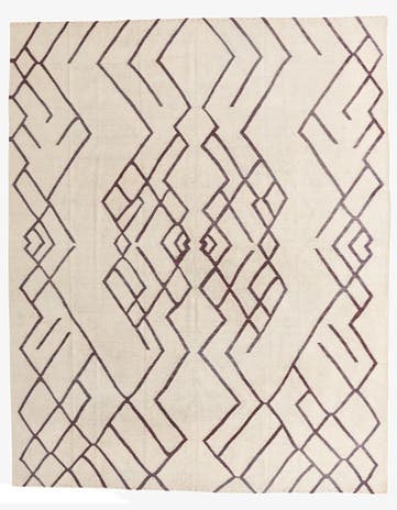 8' 4 x 10' 4 Hand Woven Kilim Modern Wool Rug