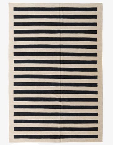6' 8 x 9' 8 Hand Woven Kilim Modern Wool Rug