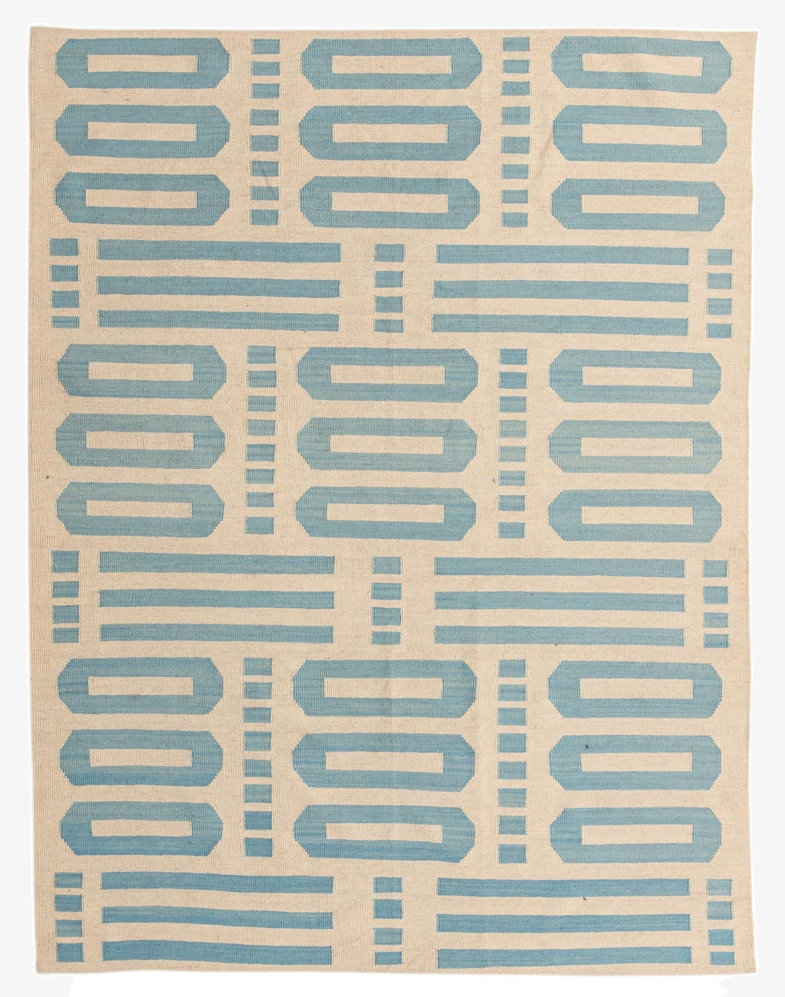 5' 11 x 7' 8  Hand Woven Kilim Modern Wool Rug