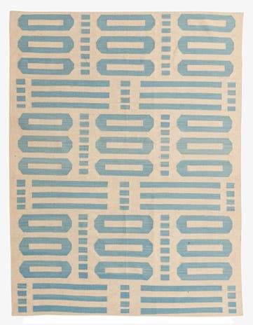 5' 11 x 7' 8 Hand Woven Kilim Modern Wool Rug