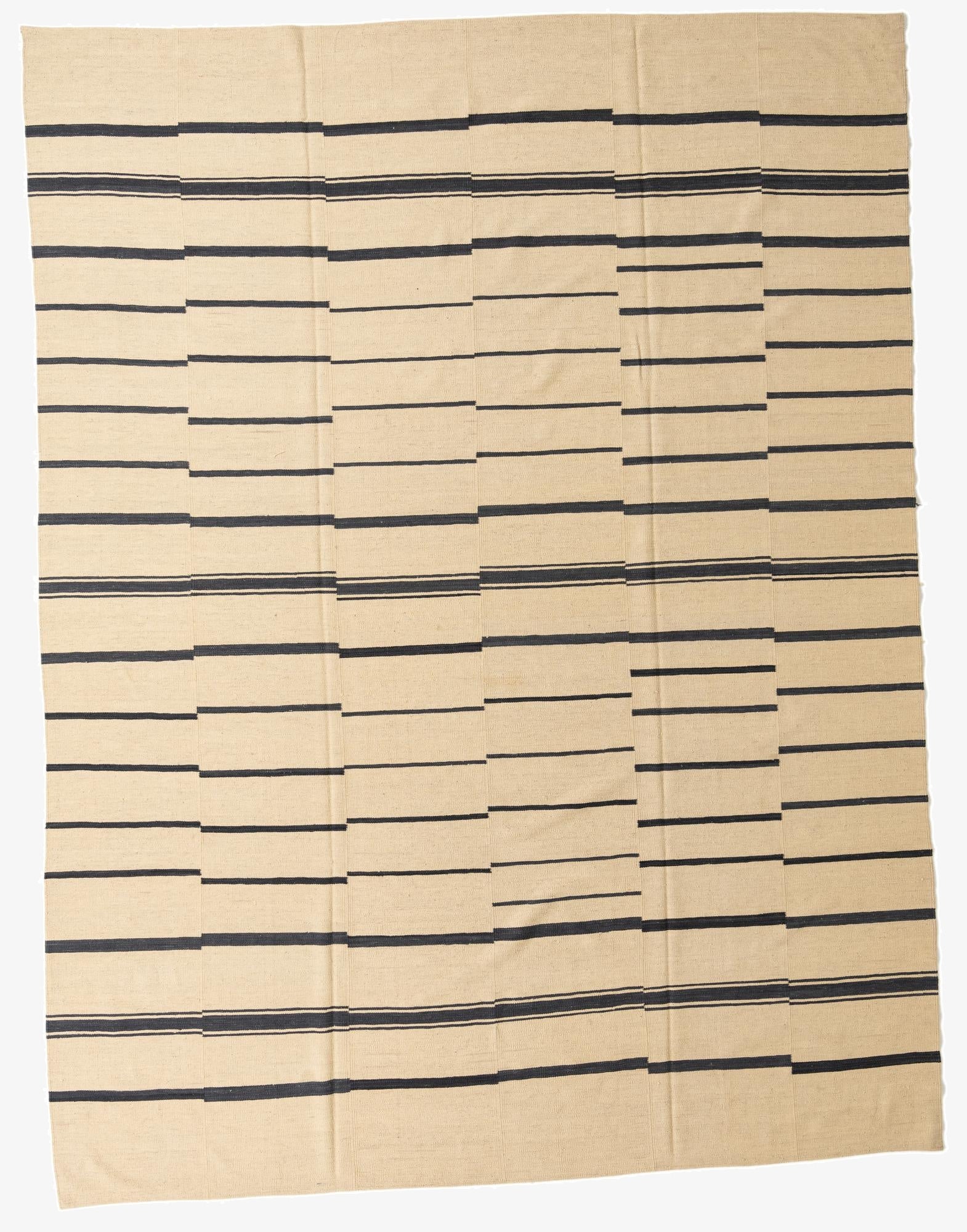 9' 9 x 13'  Hand Woven Kilim Modern Wool Rug