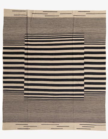 8' 3 x 9' 7 Hand Woven Kilim Modern Wool Rug