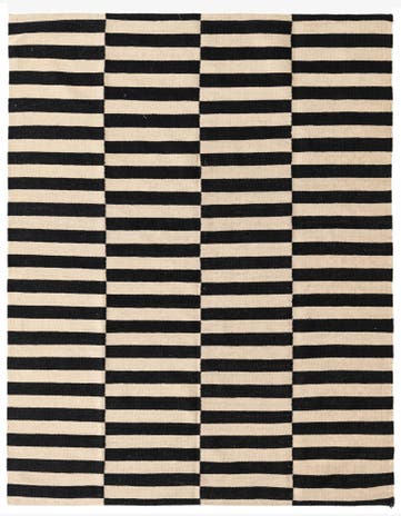 5' 1 x 6' 4 Hand Woven Kilim Modern Wool Rug