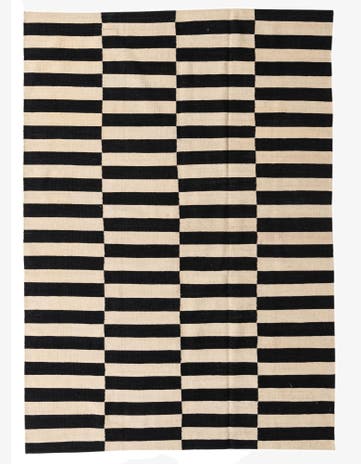 5' 6 x 7' 10 Hand Woven Kilim Modern Wool Rug