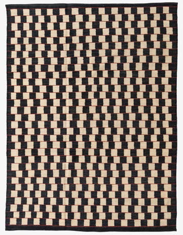 5' 8 x 7' 7 Hand Woven Kilim Modern Wool Rug
