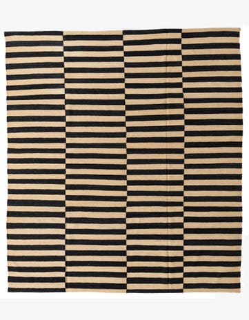 8' 8 x 9' 7 Hand Woven Kilim Modern Wool Rug