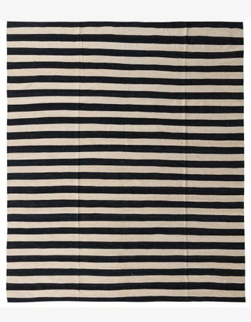 8' 3 x 9' 9 Hand Woven Kilim Modern Wool Rug