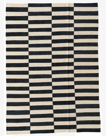 5' 6 x 7' 9 Hand Woven Kilim Modern Wool Rug