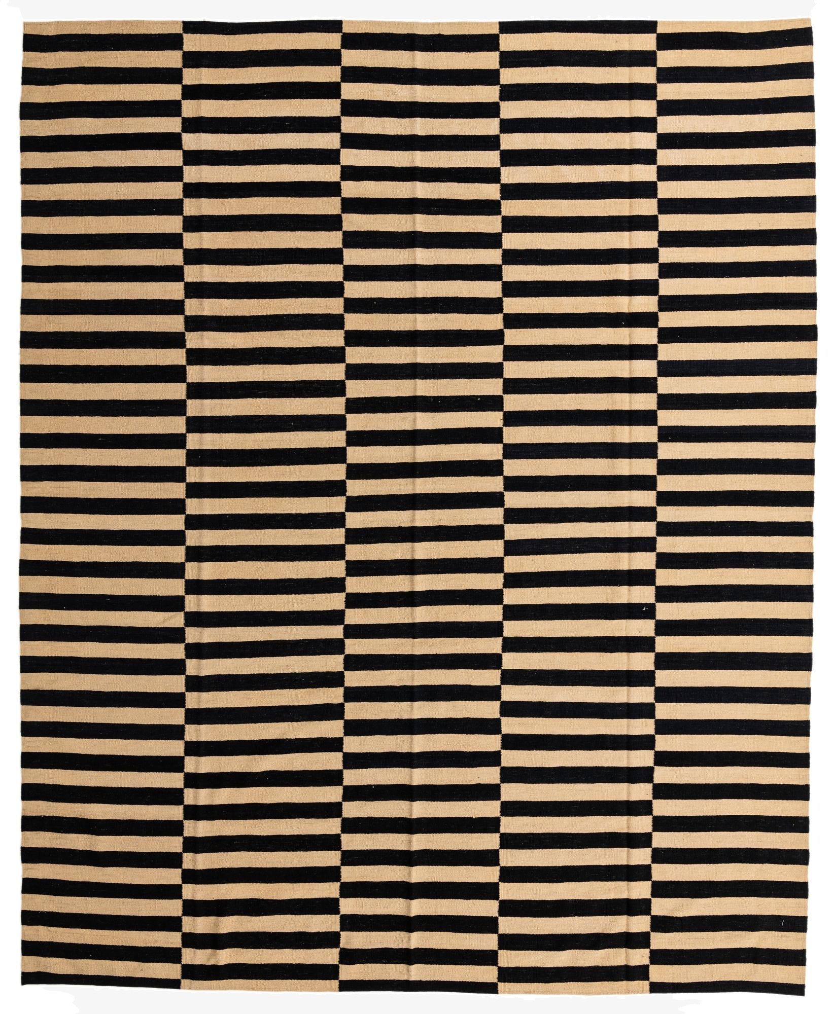 10' 3 x 12' 6  Hand Woven Kilim Modern Wool Rug