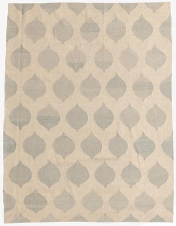 6' 3 x 8' 3 Hand Woven Kilim Modern Wool Rug