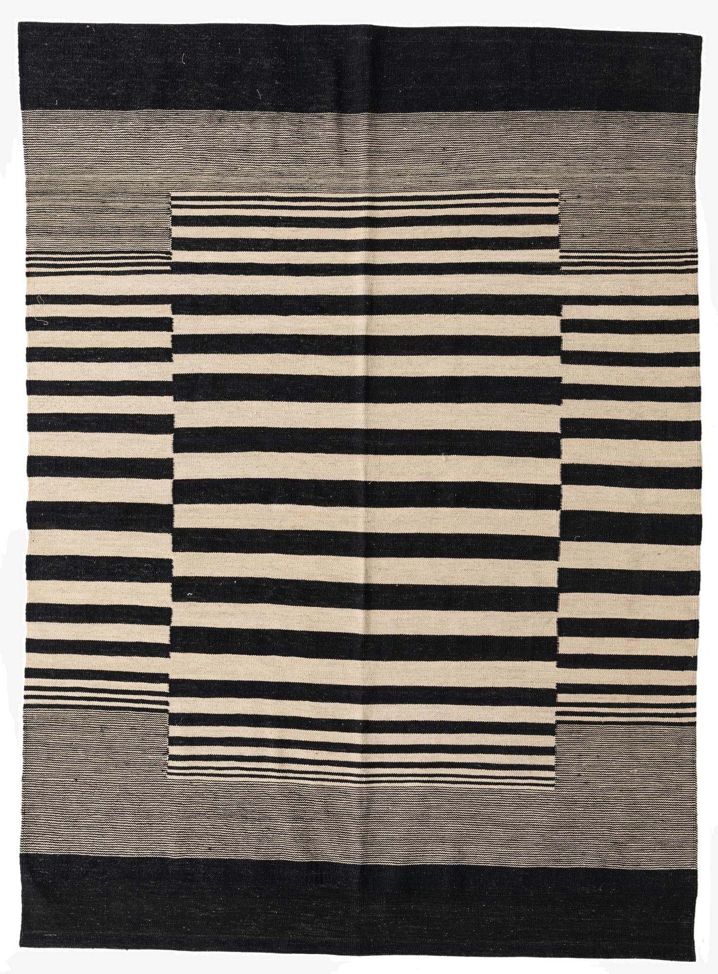 5' 8 x 7' 9  Hand Woven Kilim Modern Wool Rug