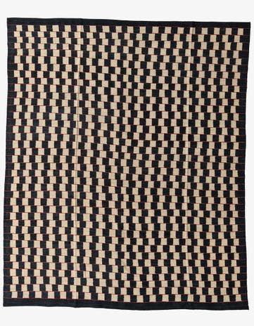 8' x 9' 7 Hand Woven Kilim Modern Wool Rug