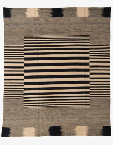 8' 2 x 9' 10 Hand Woven Kilim Modern Wool Rug