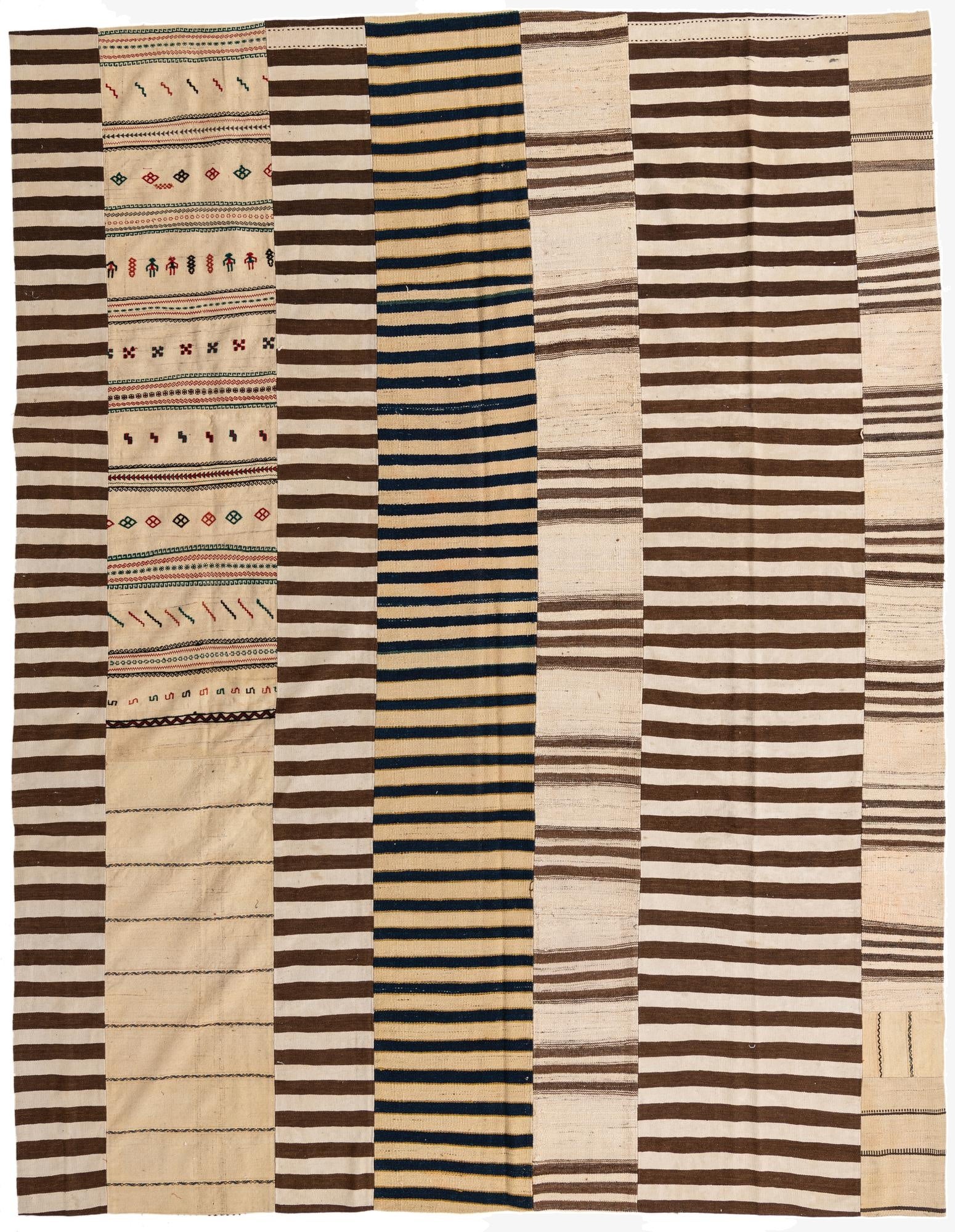 9' 5 x 12'  Hand Woven Kilim Modern Wool Rug