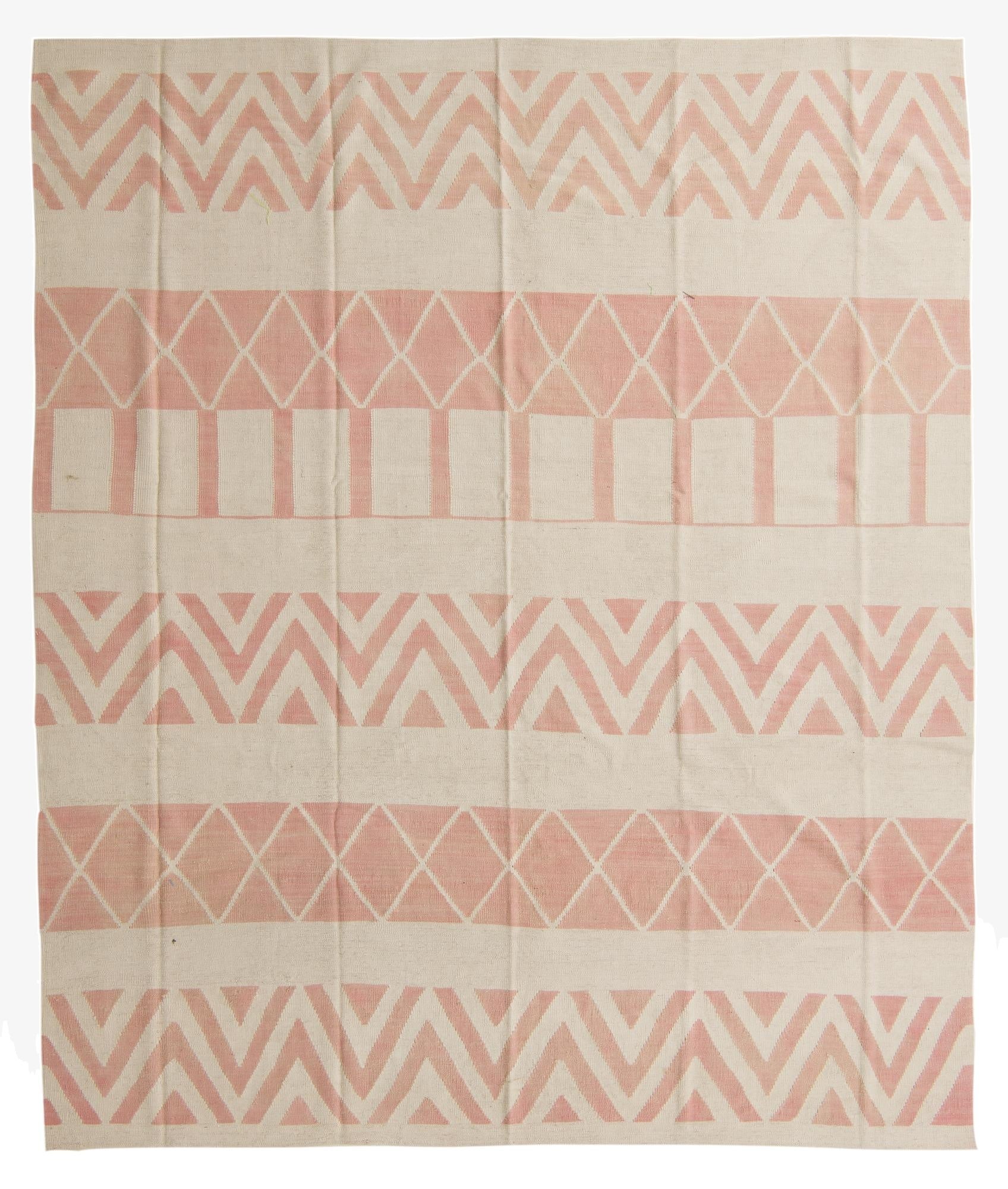 8' 6 x 10'  Hand Woven Kilim Modern Wool Rug