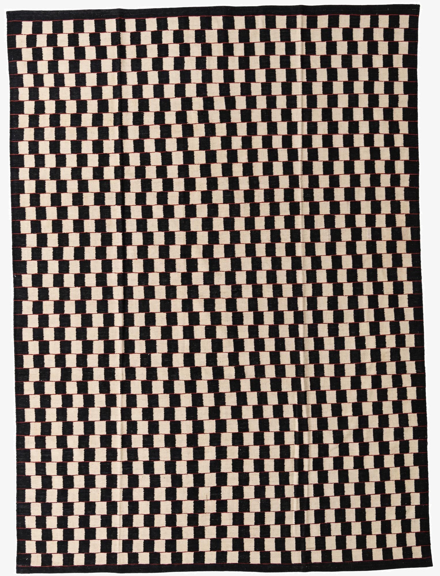 8' 4 x 11' 4  Hand Woven Kilim Modern Wool Rug