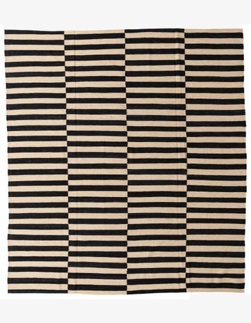 8' 9 x 9' 8 Hand Woven Kilim Modern Wool Rug