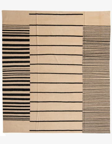 8' 4 x 9' 4 Hand Woven Kilim Modern Wool Rug