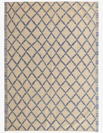 5' 9 x 7' 10 Hand Woven Kilim Modern Wool Rug