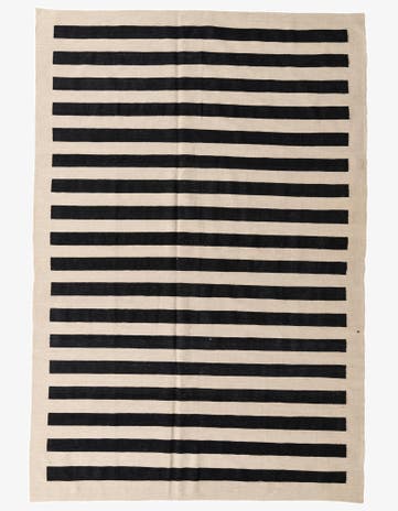 6' 7 x 9' 7 Hand Woven Kilim Modern Wool Rug