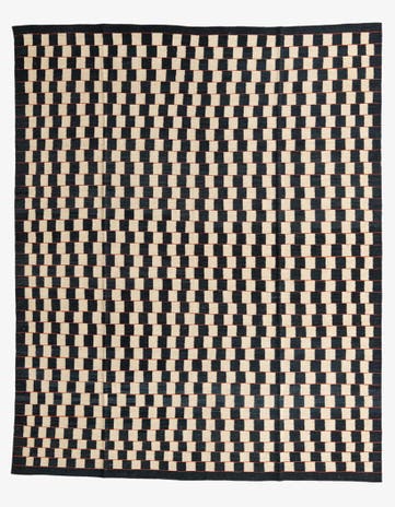 7' 10 x 9' 8 Hand Woven Kilim Modern Wool Rug