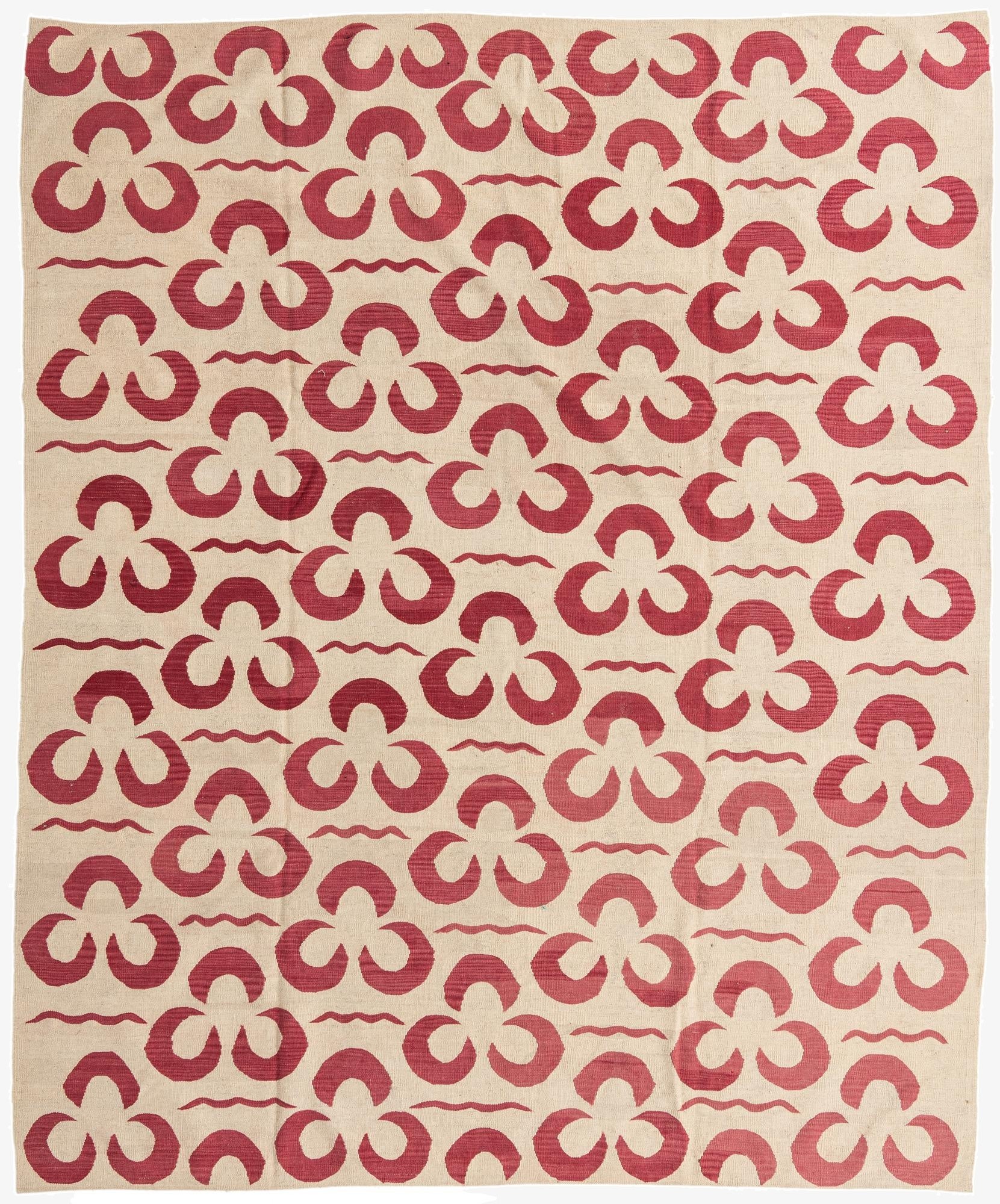 8' 3 x 10' 1  Hand Woven Kilim Modern Wool Rug