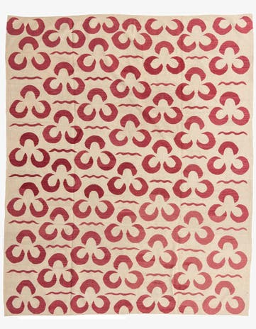 8' 3 x 10' 1 Hand Woven Kilim Modern Wool Rug