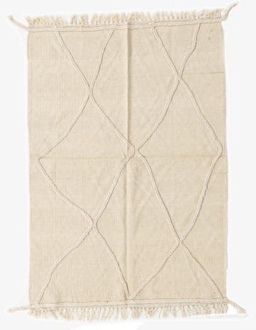 3' 6 x 5' Hand Woven Kilim Modern Wool Rug