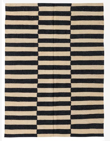 4' 3 x 5' 10 Hand Woven Kilim Modern Wool Rug
