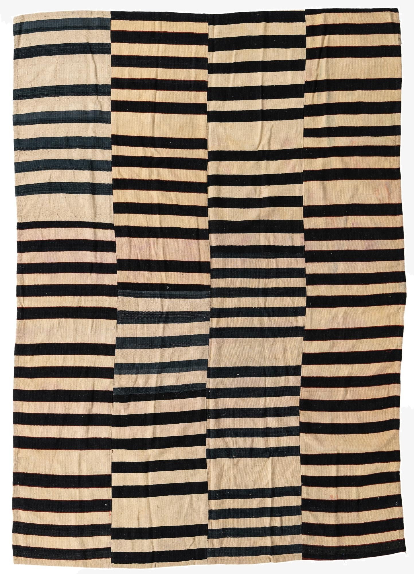 5' 6 x 7' 10  Hand Woven Kilim Modern Wool Rug