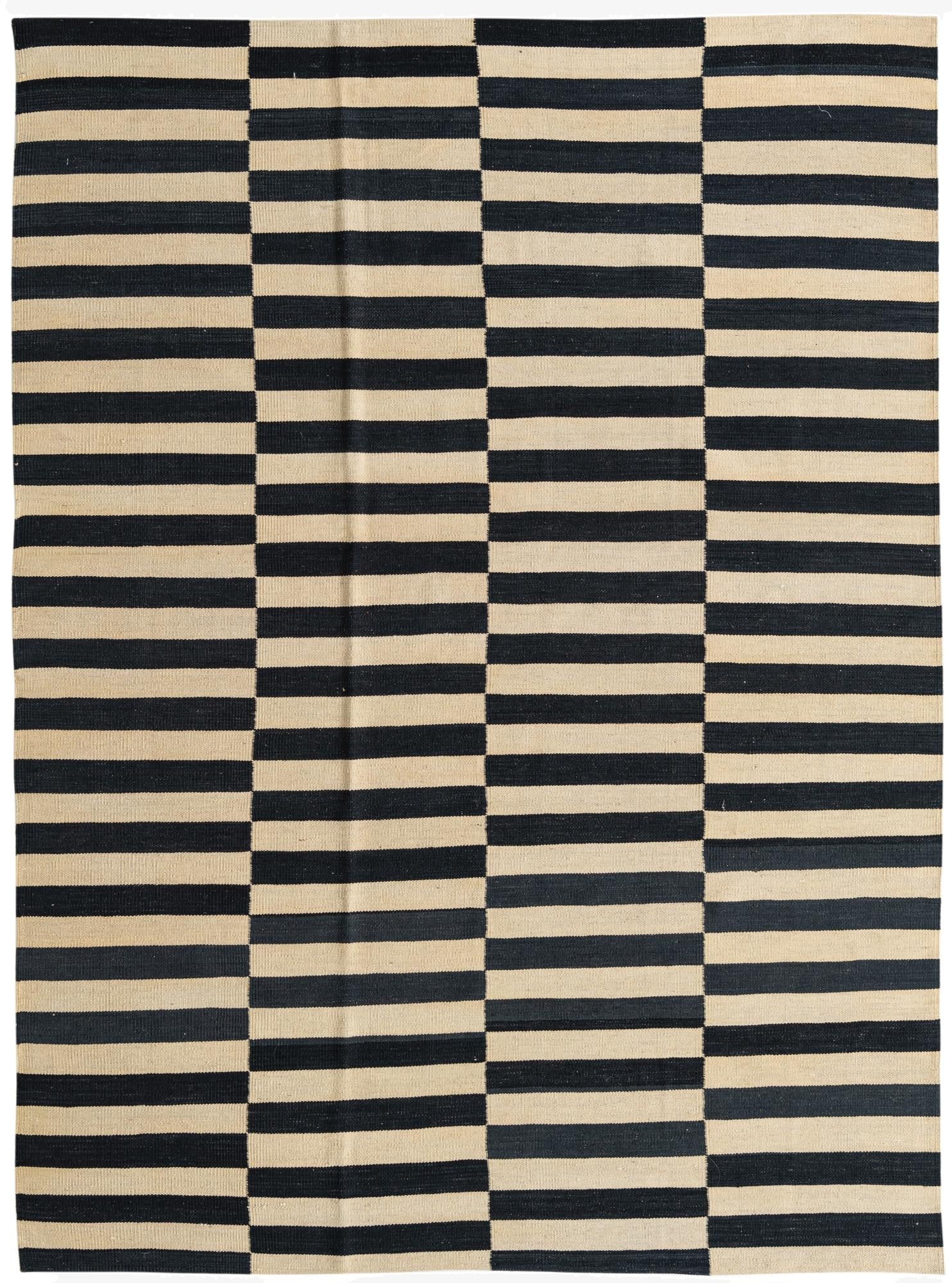 5' 9 x 7' 9  Hand Woven Kilim Modern Wool Rug