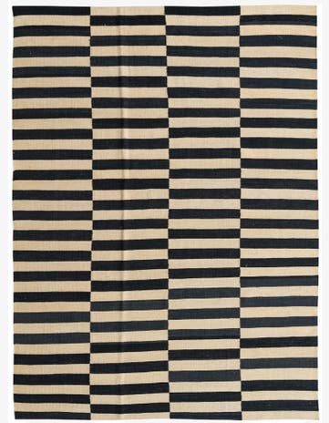5' 9 x 7' 9 Hand Woven Kilim Modern Wool Rug