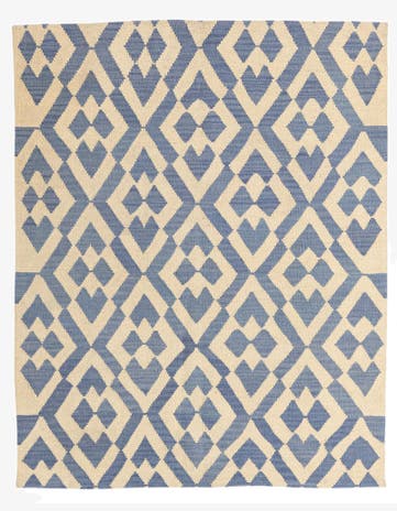 4' 6 x 5' 8 Hand Woven Kilim Modern Wool Rug