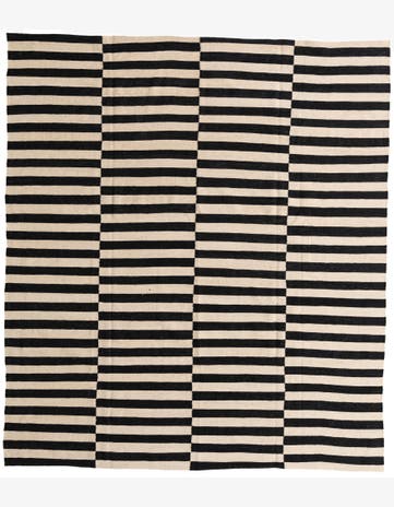 8' 7 x 9' 7 Hand Woven Kilim Modern Wool Rug