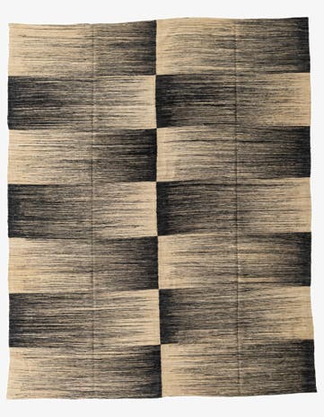 7' 10 x 9' 7 Hand Woven Kilim Modern Wool Rug