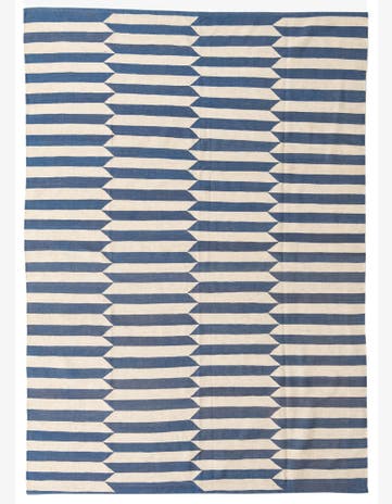 6' 8 x 9' 5 Hand Woven Kilim Modern Wool Rug