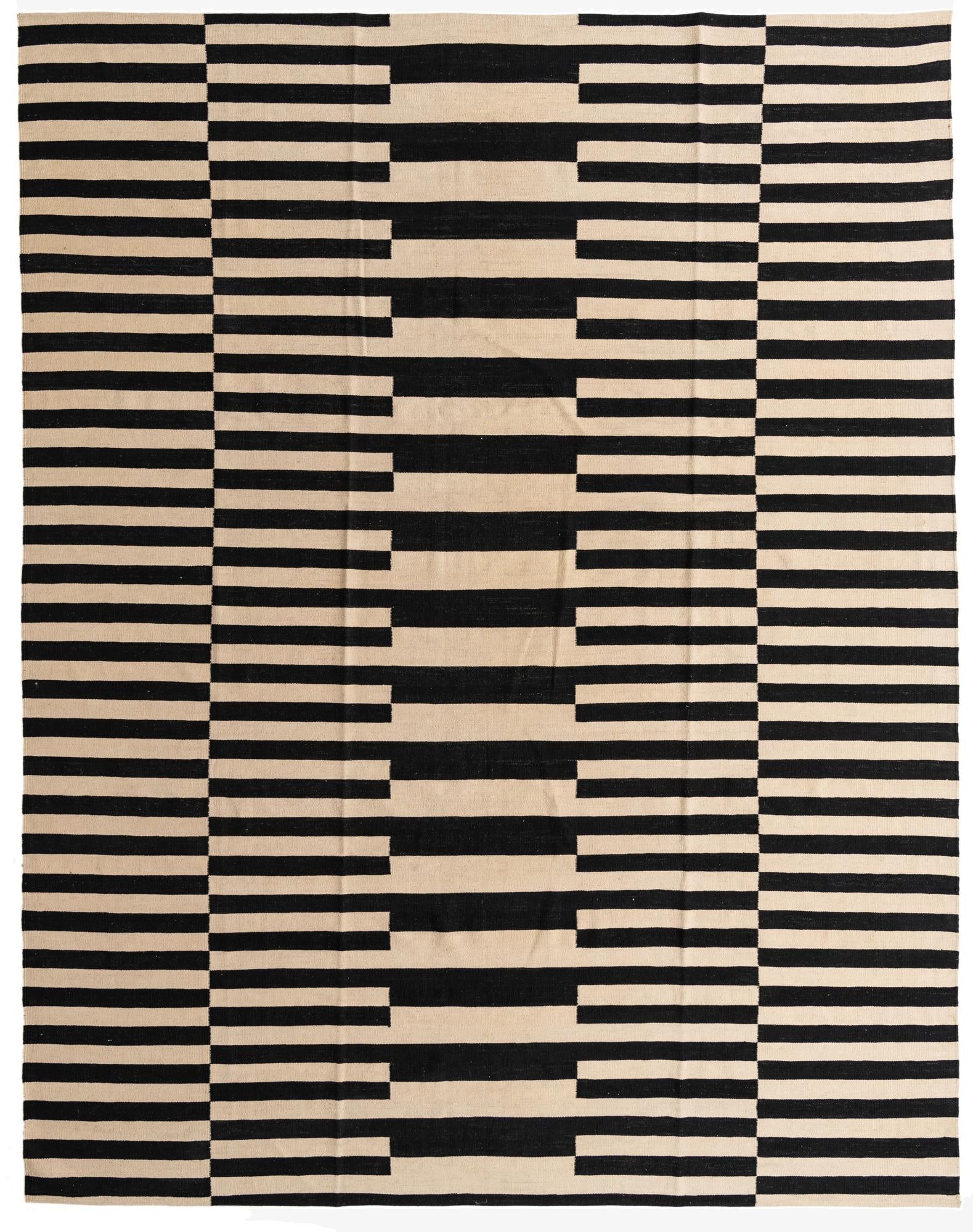 10' 2 x 13'  Hand Woven Kilim Modern Wool Rug