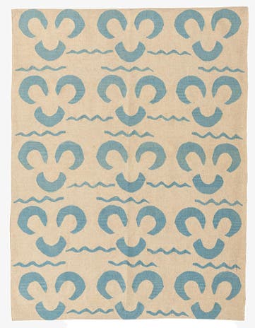 5' x 6' 7 Hand Woven Kilim Modern Wool Rug