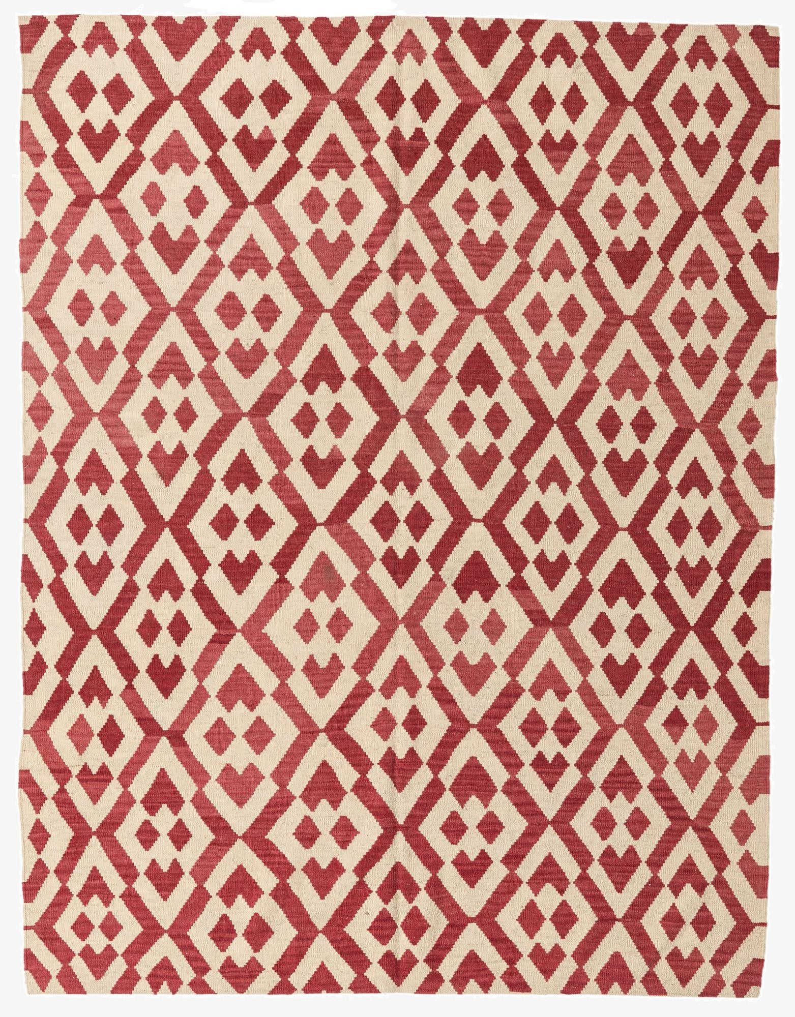 6' x 7' 9  Hand Woven Kilim Modern Wool Rug