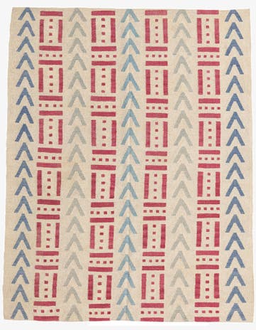 5' x 6' 5 Hand Woven Kilim Modern Wool Rug
