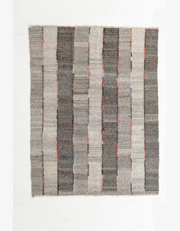 5' 6 x 7' 3 Hand Woven Kilim Modern Wool Rug