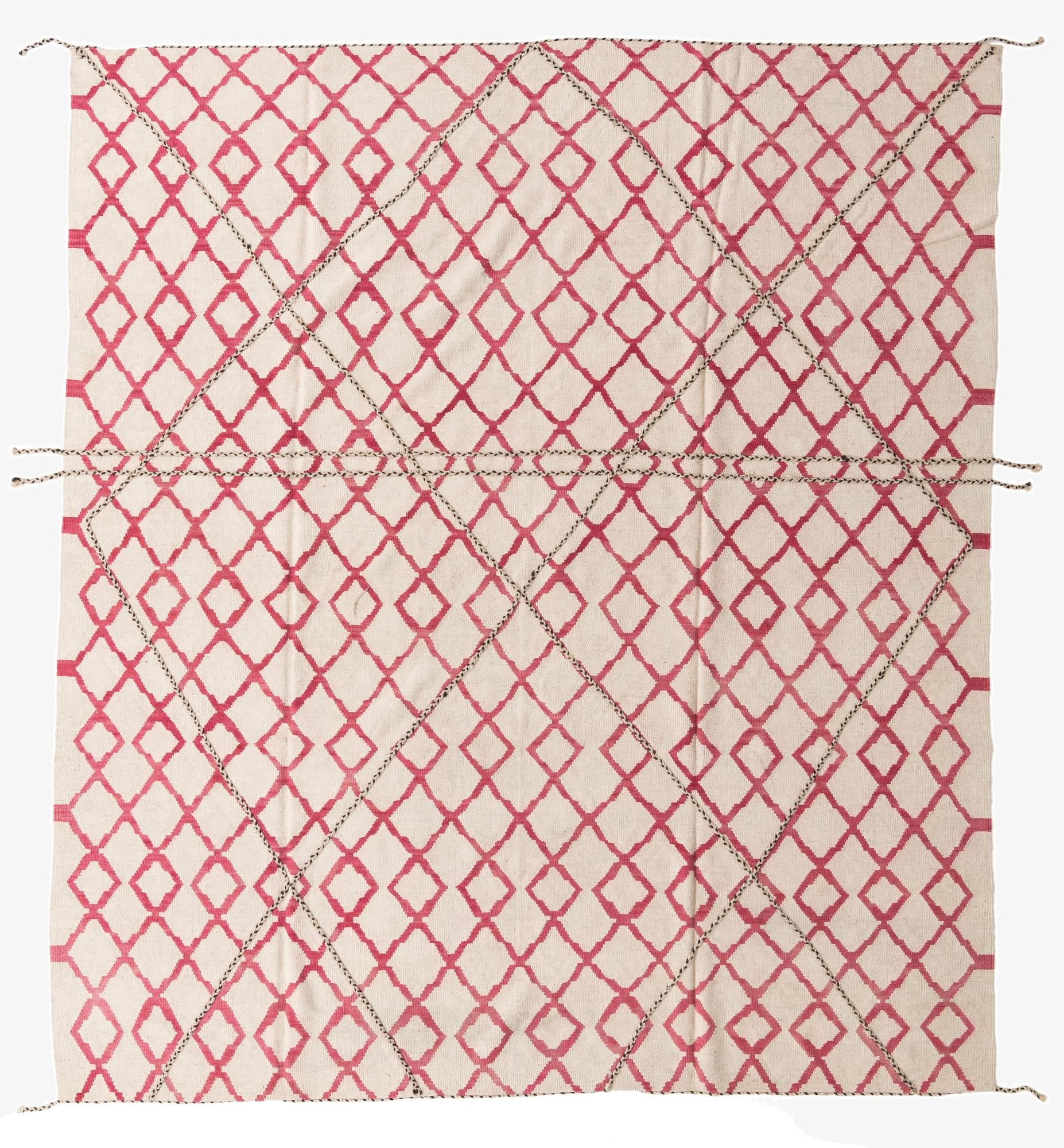 8' 6 x 9' 7  Hand Woven Kilim Modern Wool Rug